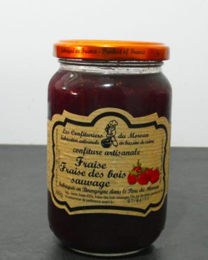 Confiture Fraise - Fraise des Bois Sauvage - Origine France -