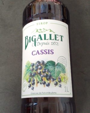 SIROP ARTISANAL CASIS- Origine France -