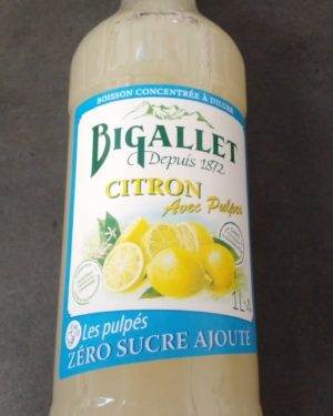 SIROP ARTISANAL CITRON- Origine France -