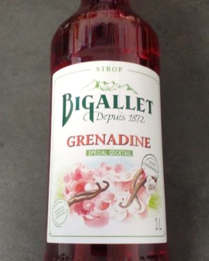 SIROP ARTISANAL GRENADINE- Origine France -