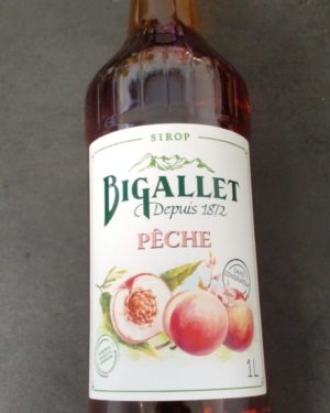 SIROP ARTISANAL PECHE- Origine France -