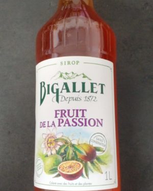 SIROP ARTISANAL FRUIT DE LA PASSION- Origine France -