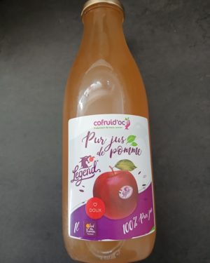 Jus de Pommes LEGEND- Origine France -