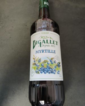 SIROP ARTISANAL DE MYRTILLE- Origine France -