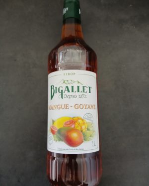 SIROP ARTISANAL MANGUE GOYAVE- Origine France -