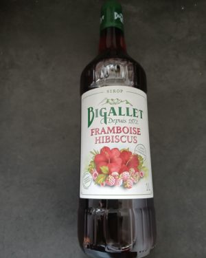 SIROP ARTISANAL FRAMBOISE HIBISCUS- Origine France -